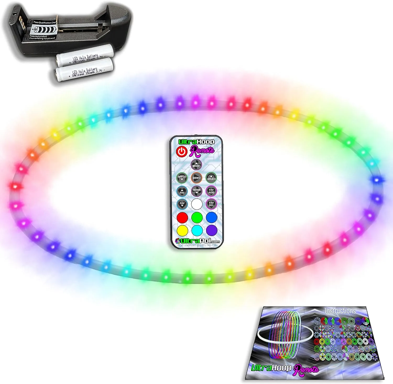 Control 60 hurricane prosecute Alaskan scar Color Changing LED Lights w/ 300  Modes & Patterns - Rechargeable Battery, HDPE Collapsible, Advanced to Beginner Hoola Hoops - 36?? x 3/4" OD - UltraPoi UltraHoop Remote LED Hoop - Wireless 