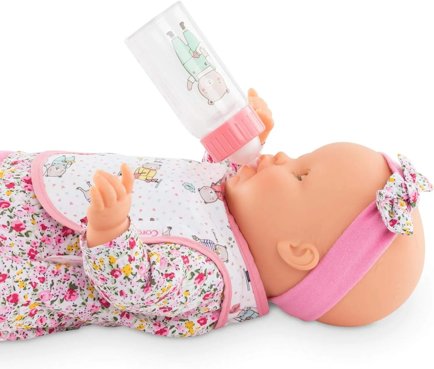 Corolle Bib & Magic Milk Bottle Set 14" & 17" Dolls