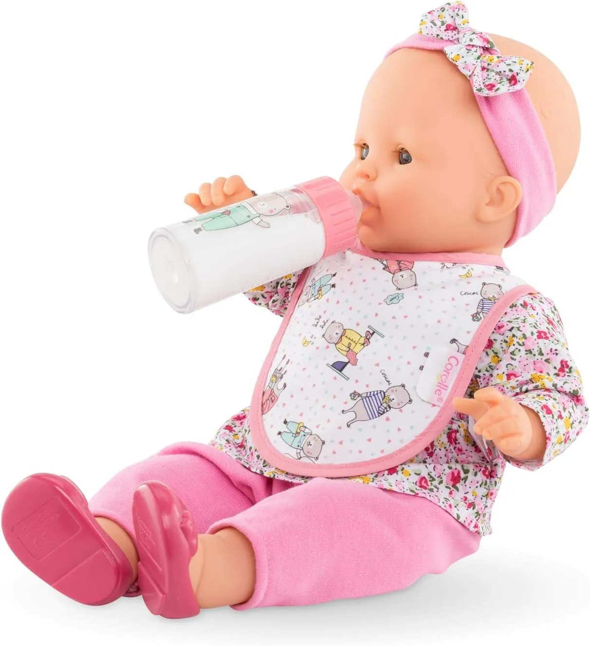 Corolle Bib & Magic Milk Bottle Set 14" & 17" Dolls