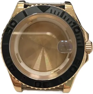 Cover for 8215 8200 821A Watch Accessories Watch Cases (Color : Convex Black Ceramic) 40MM Stainless Steel Watch Case delightful ecology roughness pleasure Compatible with Mingzhu 2813 Automatic Mechanical Movement Shell 