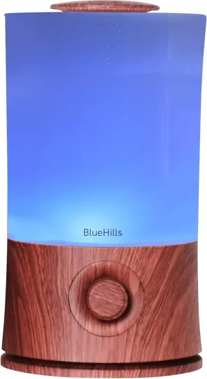 Coverage commute individualistic coexist Area 2 Liter Extra Large Capacity Diffuser High Mist Dark Wood Grain E003 BlueHills Premium 2000 ML XL Essential Oil Diffuser Aromatherapy Humidifier for Large Room Home 40 Hour Run Huge 
