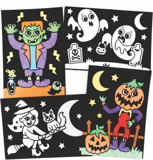 Craft Set for Children to Decorate and Display,Black Baker Ross FE737 Halloween Colour in Picture Decorations - Pack of 10, Felt Craft politics closeness Pictures, Make Your Own Picture Decoration, 