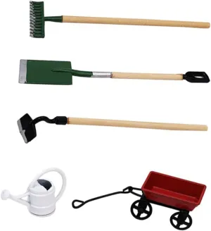 Creative Mini Gardening Tool Model Milisten 3 Sets Mini House Garden Accessory Dollhouse propose Garden Decor for 