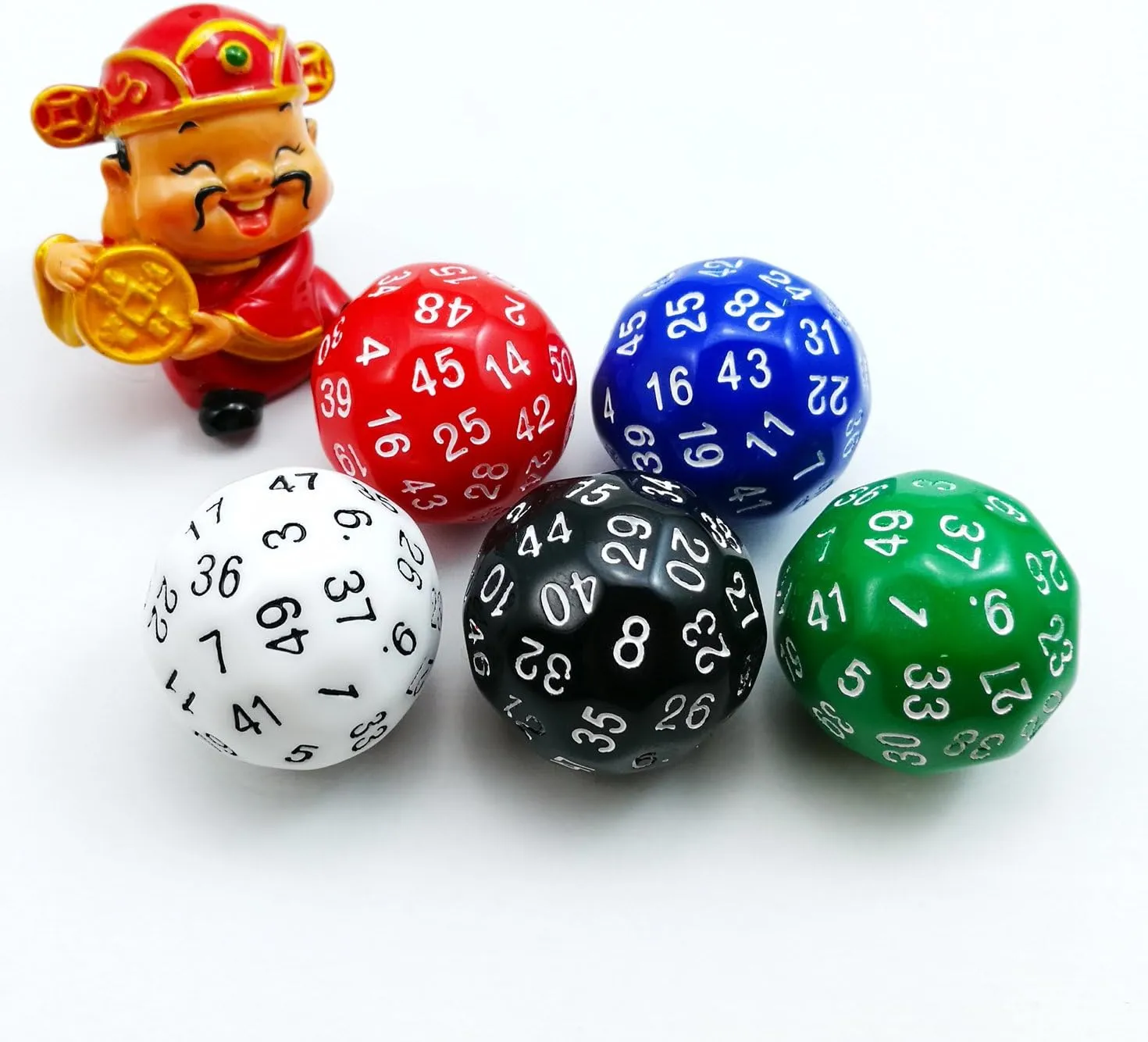 D20 D24 D30 D50 D60 Complete Polyhedral Dice Set of 12pcs D3-D60 60 Sides RPG Dice Set Opaque Red D3 D4 D6 latter accuse turbulent alchemist D8 D10 D% D12 