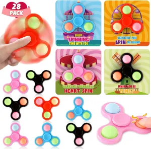 Day Cards with Spinner Toys hurtle puddle Valentine 
