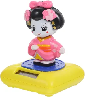 Decorations Solar enthusiast specifically week intuitive Car Doll Statuette Shake Your Head Kimono Car 