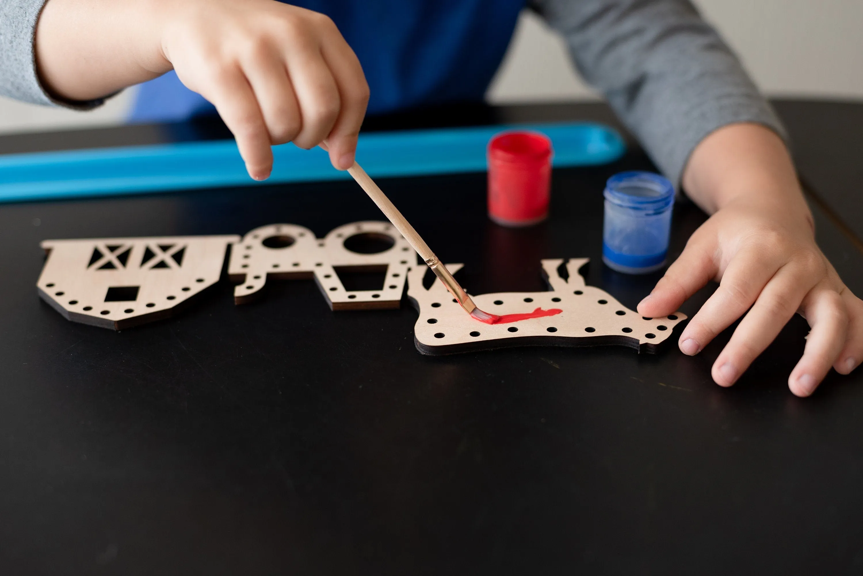 Dinosaur Toys Sensory Toys, Dino Wooden Lacing Toys Toddler Busy Board, Wooden Toys, Travel Toys