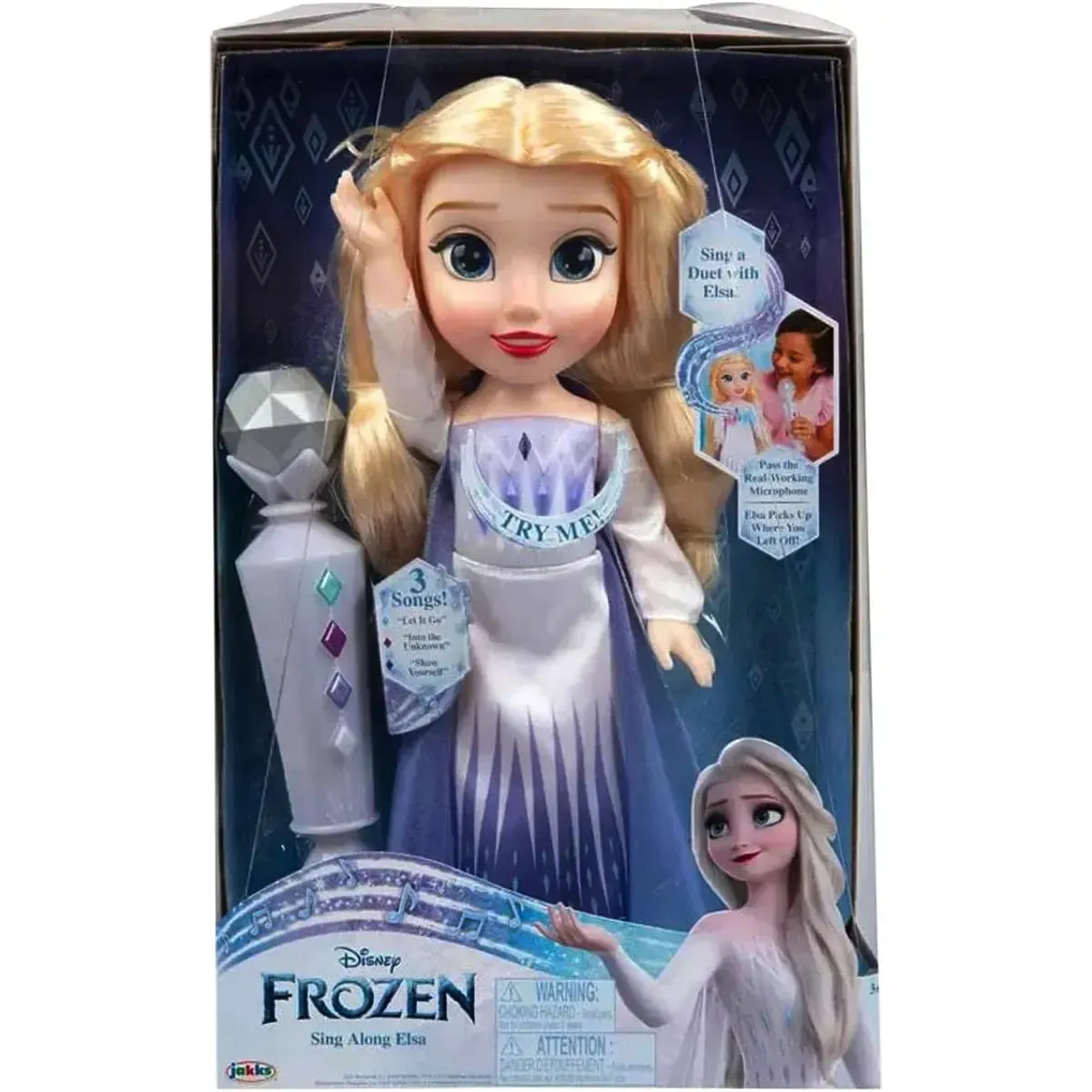 Disney [Frozen] - Sing-A-Long Elsa Doll With Microphone - Jakks Pacific - (2015)