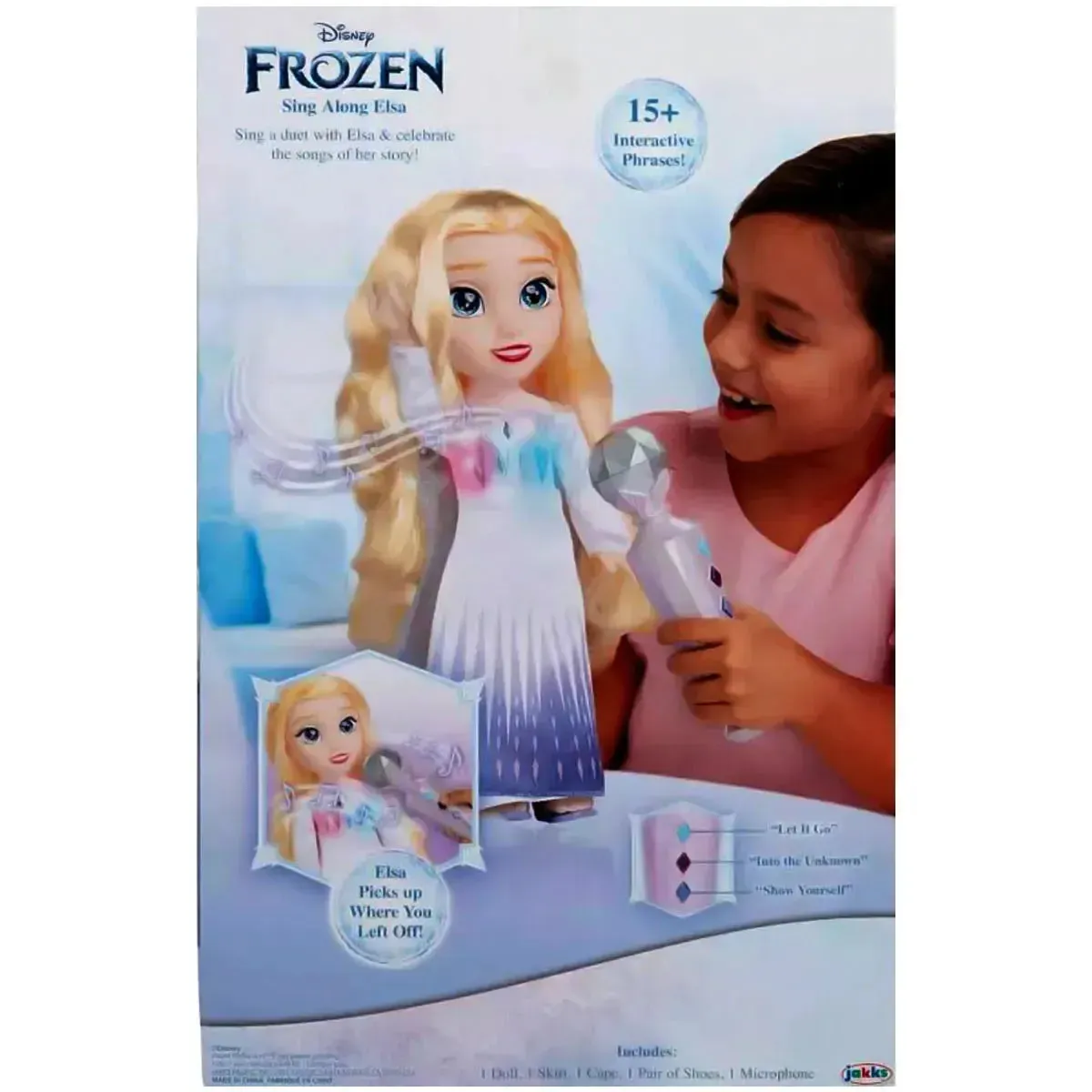 Disney [Frozen] - Sing-A-Long Elsa Doll With Microphone - Jakks Pacific - (2015)