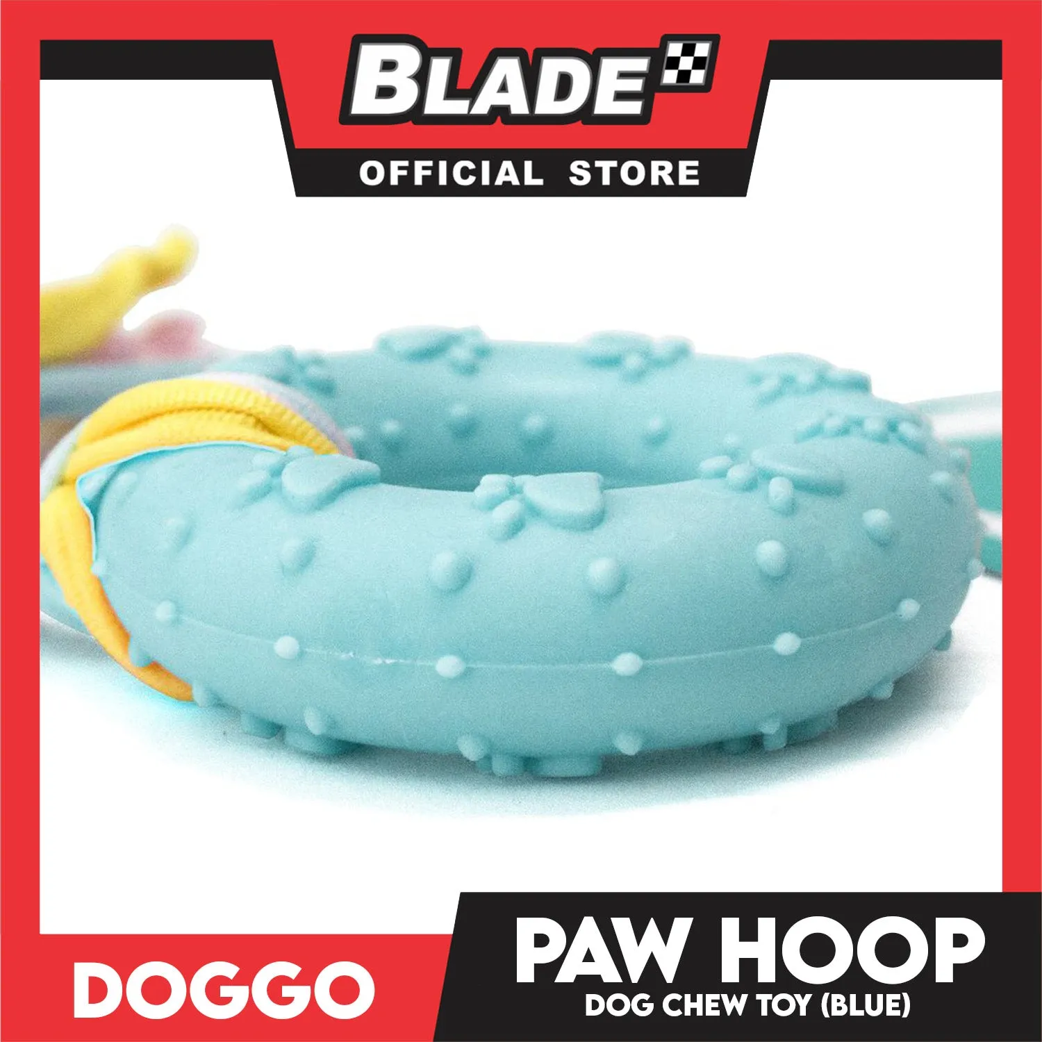 Doggo Paw Hoop (Blue) Toy for Dog