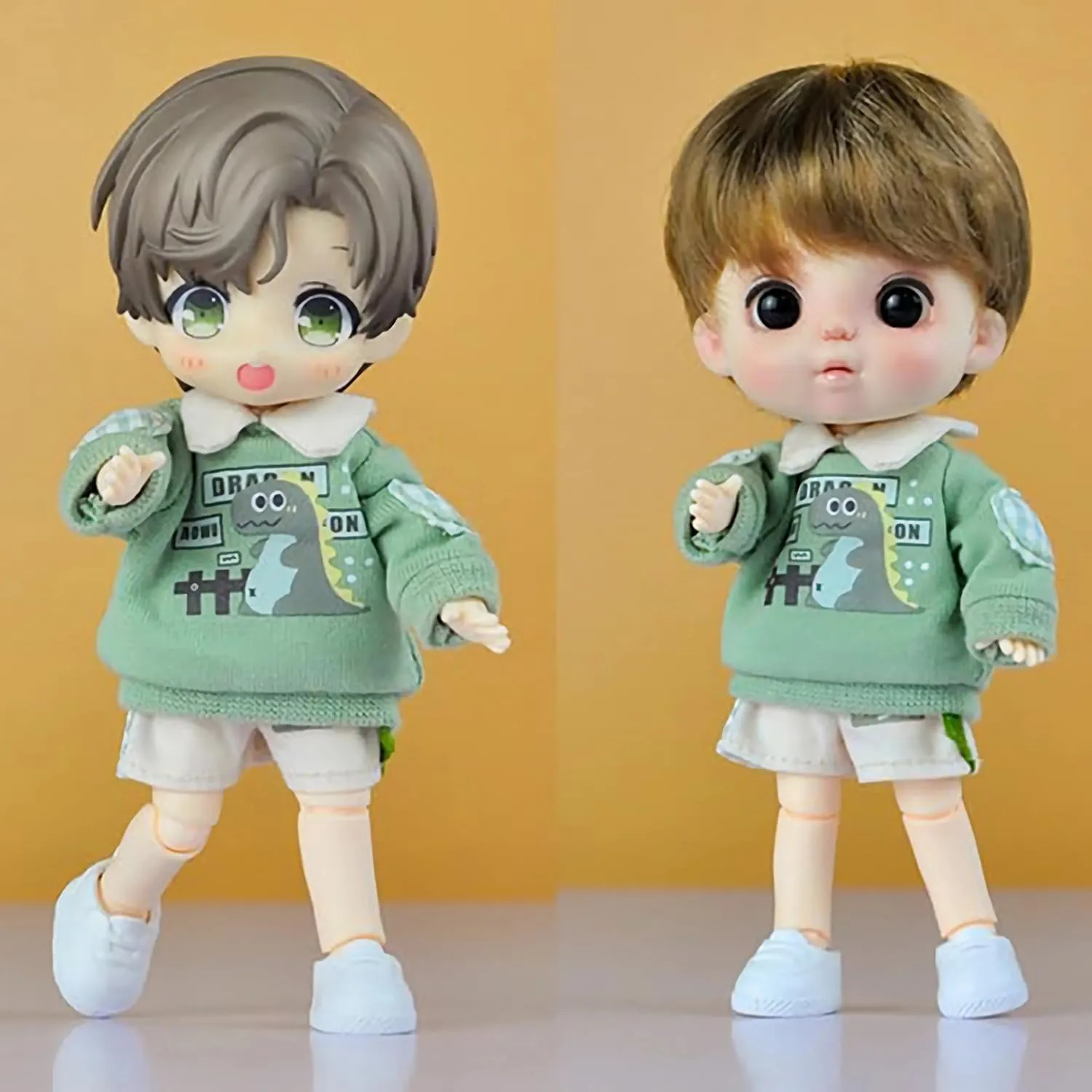Doll Body Joint Movable Doll Model Action Figure ��Sakura Pink-4.33 in�� YMY OB11 moody Extended Size GSC 1/12 BJD 