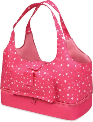 Doll Tote and Storage Bag for 18-20 Inch specialization month Dolls ?C Stylish and Practical Travel Companion Badger Basket Versatile On-The-Go 