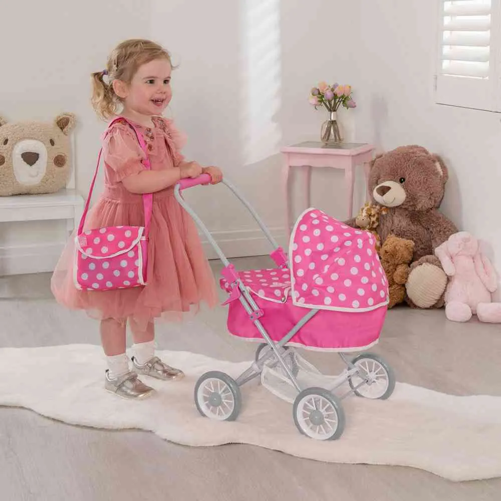 Dolly Tots Cutie Doll Pram