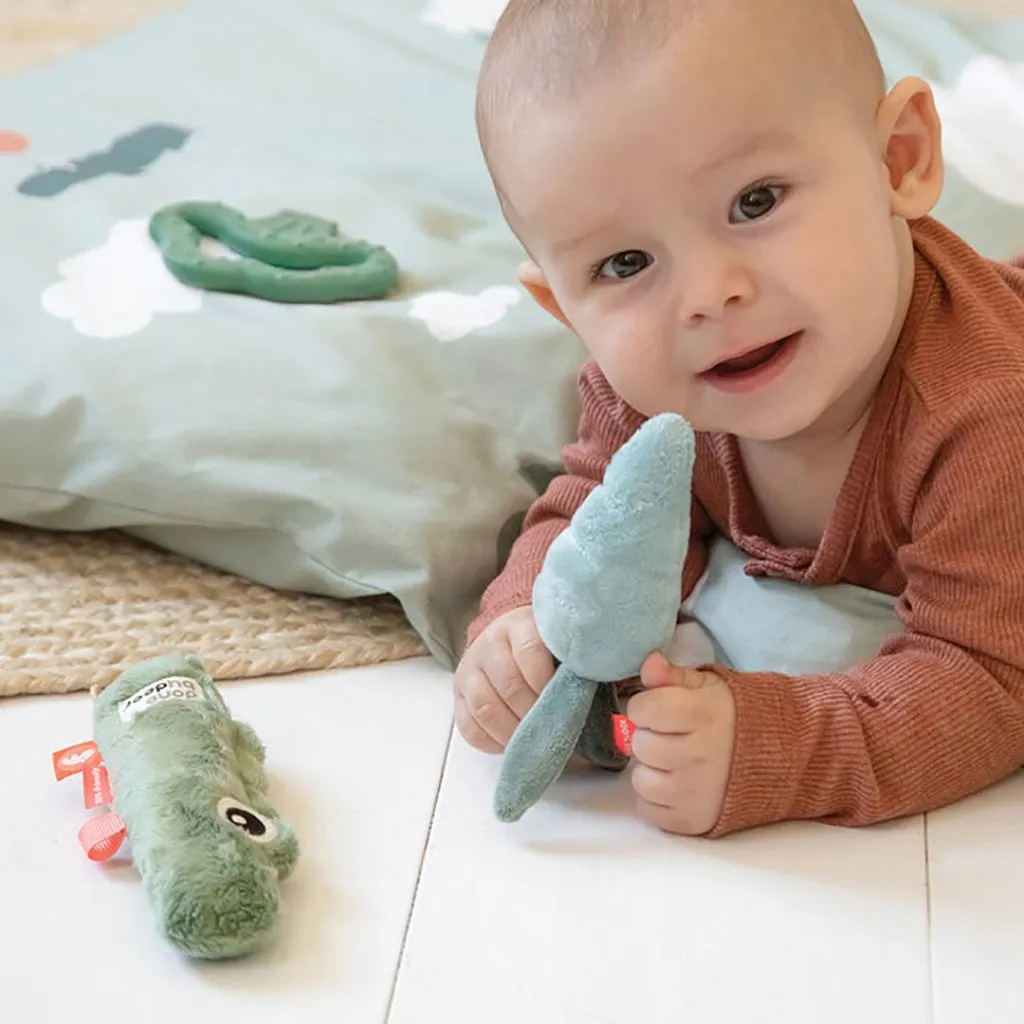 DONE BY DEER Tiny Activity Toy Set 3 Pcs Croco Gree
