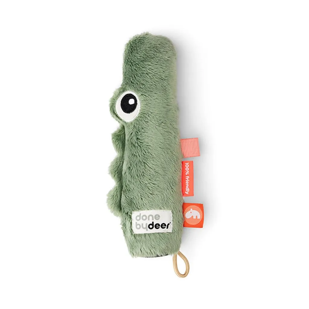 DONE BY DEER Tiny Activity Toy Set 3 Pcs Croco Gree