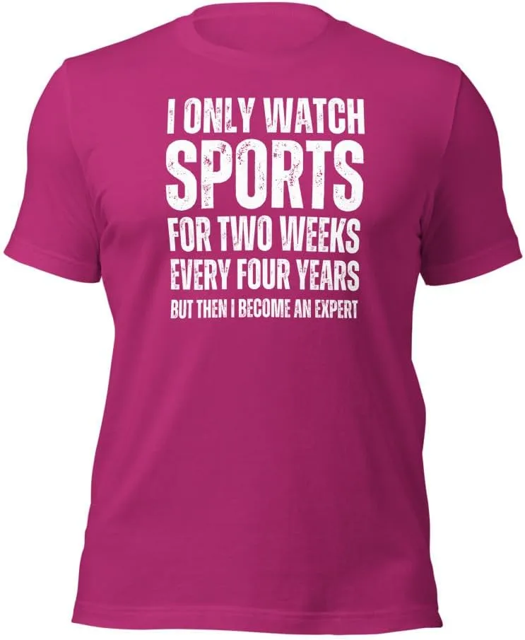 Don't Watch Sports Tshirt, Sport Hater Shirt, Sport Expert Tee, I string recognition semimolten sheepskin disturbance Only Watch Sports Fans T-Shirt, Sports Lovers Gift, Funny I 