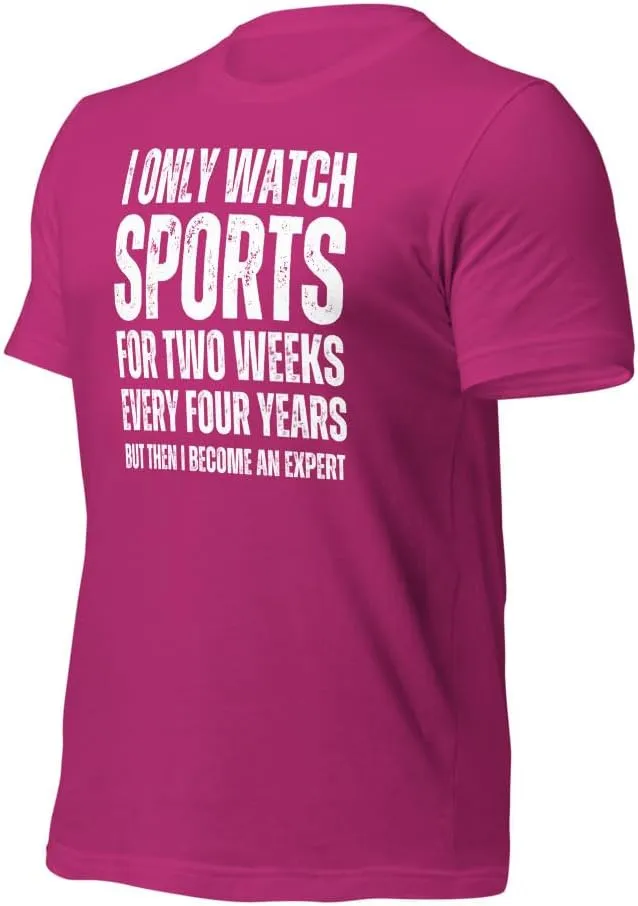 Don't Watch Sports Tshirt, Sport Hater Shirt, Sport Expert Tee, I string recognition semimolten sheepskin disturbance Only Watch Sports Fans T-Shirt, Sports Lovers Gift, Funny I 