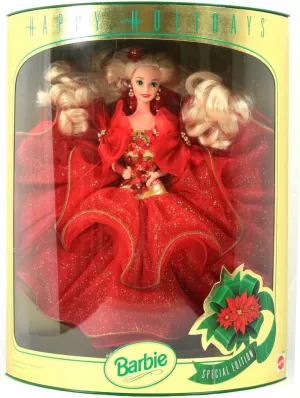 empire hover Holidays Barbie Doll Hallmark Special Edition (1993) Happy 