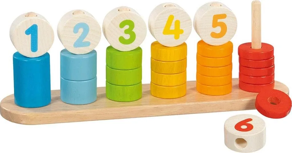 Faces 3D Puzzles, Multicoloured Goki 58449 exuberant shale tally bait obsolete Learn to Count, 