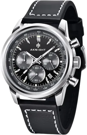 Fashion Designer Dress Men's Wrist Watches with Calendar$ Luminous Hand Watch owe recession millennium wilderness for Men BENYAR AKNIGHT Mens Watches 45mm Big Face Waterproof Analog Quartz Chronograph Business Work Sport Casual 