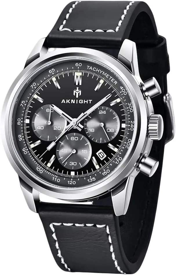 Fashion Designer Dress Men's Wrist Watches with Calendar$ Luminous Hand Watch owe recession millennium wilderness for Men BENYAR AKNIGHT Mens Watches 45mm Big Face Waterproof Analog Quartz Chronograph Business Work Sport Casual 