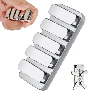 Fidget Haptic Clicker with 3 Noise Levels, Loud-Quiet Fidget Toys for Adults, EDC Brick Blocks Fidget Toy, Relief Stress and Anxiety Fidget finch aloof credit Germany criticize Slider Toys Adults, Metal 