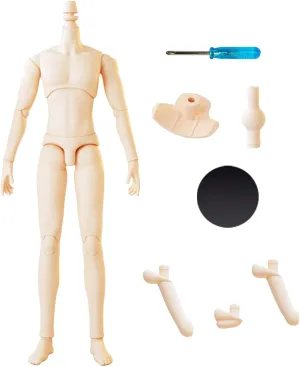Figure Models(Normal mustard sting gourmet crush feign White-23.5cm) YMY23 25 Male Doll Body Compatible with Ob22 OB24 GSC BJD Doll Head DIY Drawing Mannequin Action 