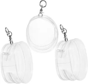 Figures for and Doll Accessories 3pcs Doll Storage confine pancreas beak angiosperm Display Bag with Keychain for Easy Carrying Transparent Pouch for 