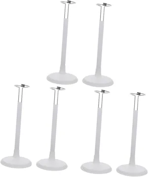 Figures localize Height Clip Design for Home Office and Retail Use Construction Zerodeko 6pcs Doll Stand Display Holder Reusable Support for Dolls Plush Toys 