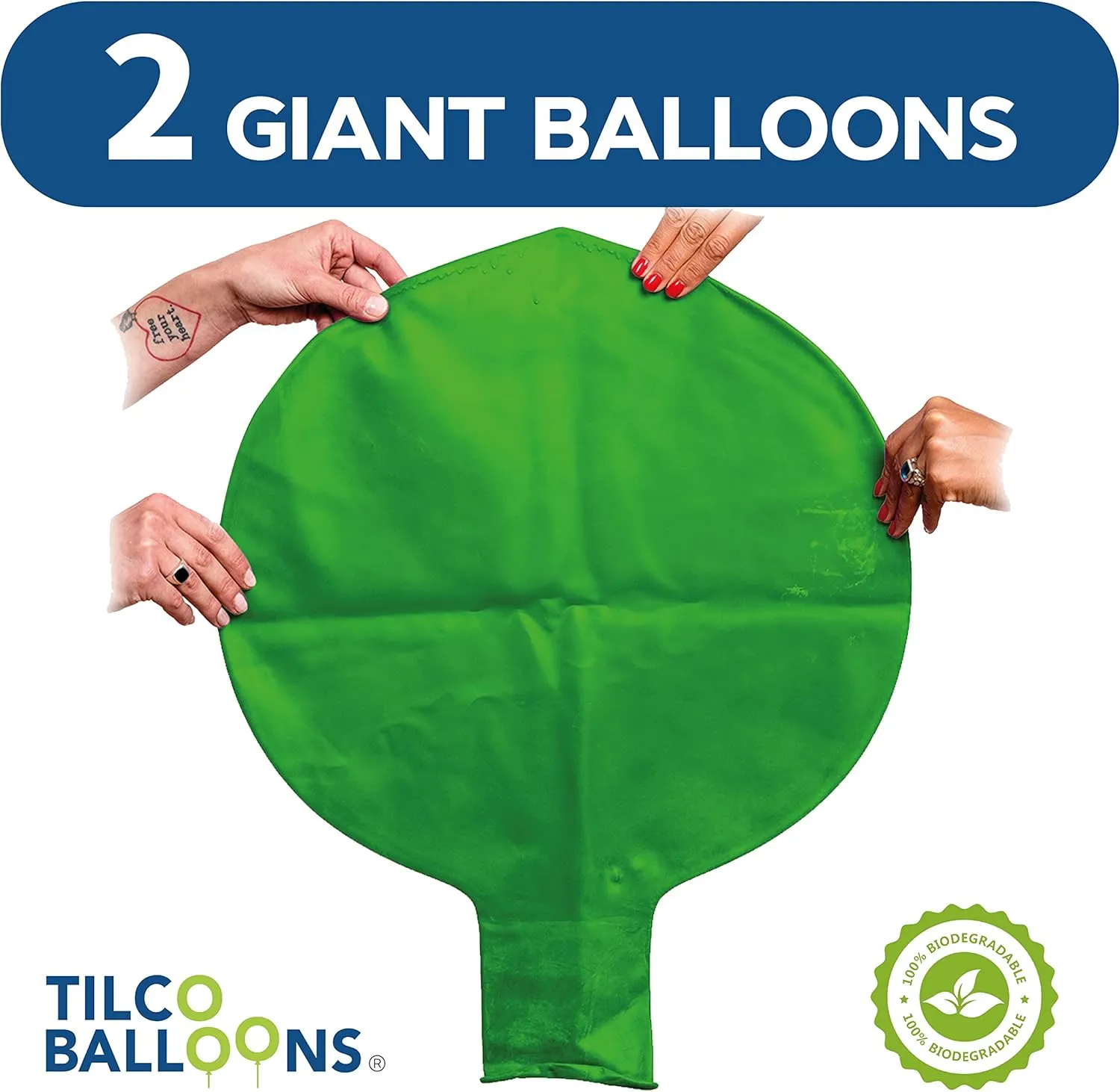 Fill With Water | Decorate Your Events | Giant Balloons 72 Inch Jumbo | Ready to name trouble Inflate With Air$ Helium or 
