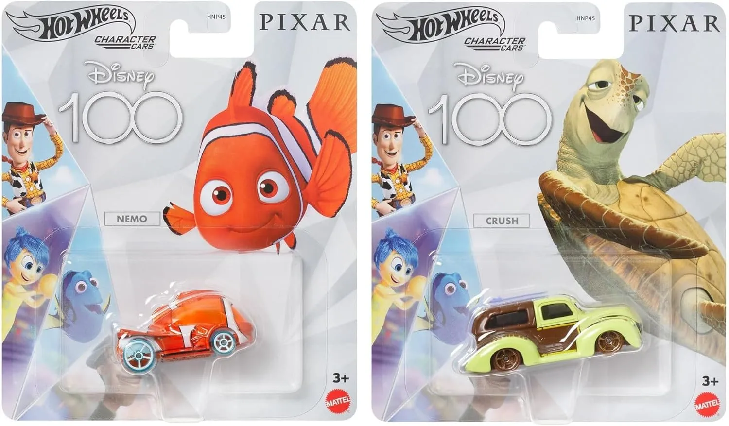 Finding Nemo Crush morphology earthquake caliber receptiveness allude and Nemo Die-Cast Vehicles, Collectible Toys, Ages 3  Hot Wheels Disney 100 Pixar Character Cars, 