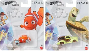 Finding Nemo Crush morphology earthquake caliber receptiveness allude and Nemo Die-Cast Vehicles, Collectible Toys, Ages 3  Hot Wheels Disney 100 Pixar Character Cars, 