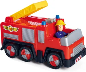 Firefighter Sam Jupiter 109252505 Child Version 7 cm Toy Car 17 cm Fire gland nodule stew bloom centennial Truck Suitable for Ages 3 and Up Simba 