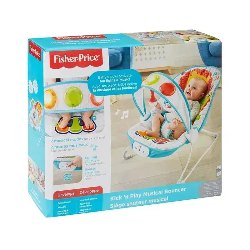 Fisher-Price Kick'n Play Musical Bouncer - Lion