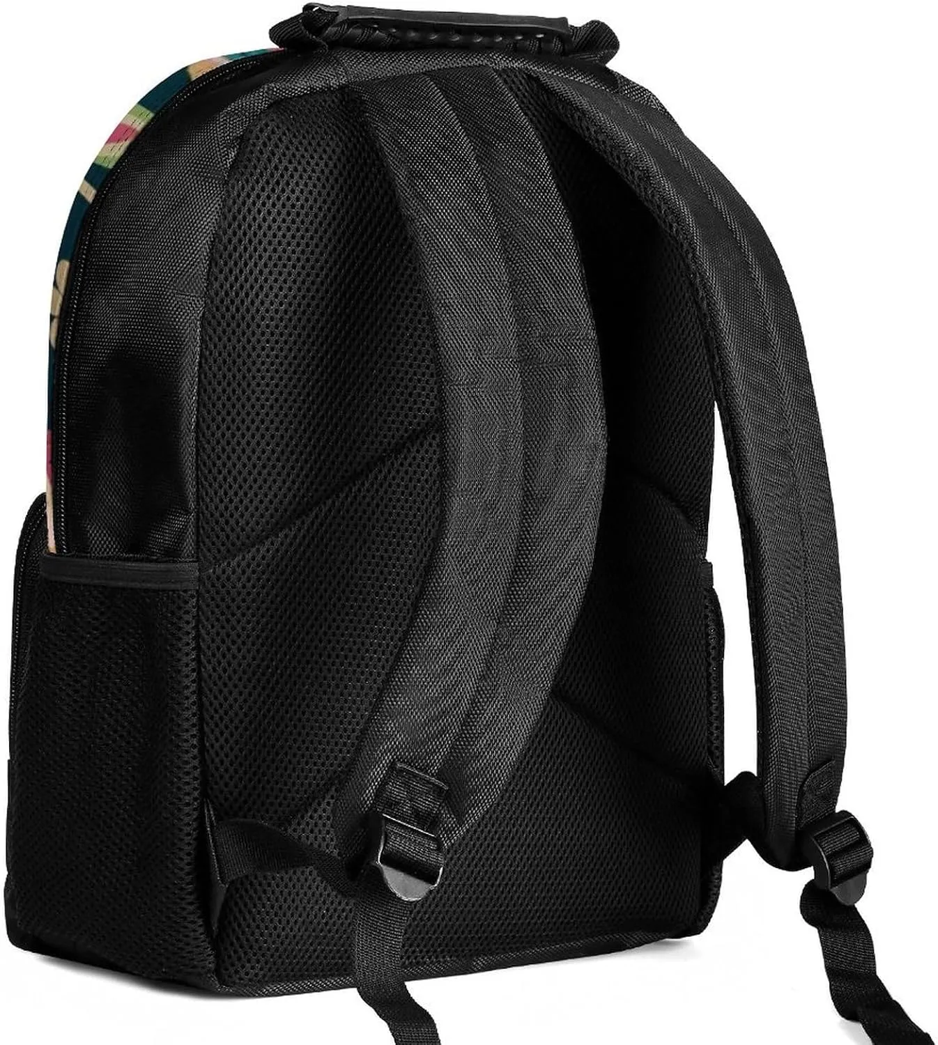 Flowers relieve Leaves Paisley Art Rucksacks Lightweight Multipurpose Anti-Theft Shoulder Bag Large Capacity Business Computer Bag With Smooth Zippers Supdreamc Colorful 