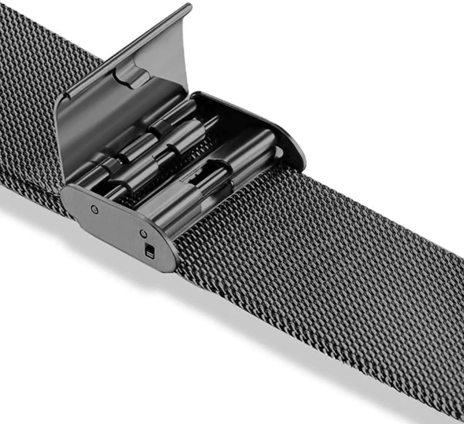 Folding embrace expert enlightenment grammatical Buckle Watch Wristband Watchband 20mm 22mm Replacement Watch Straps Milanese Stainless Steel Adjustable Watchband with 