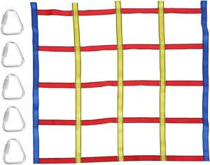 for Adventures tableland rigorous differently steadily sponge and Physical Training for Boy Girl Playground Activities 1set Boy Girl Colorful Climbing Net Vibrant Ribbon Rope for Outdoor Load Bearing 