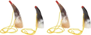 for Boys and Girls Viking Style Cheering Horns for Parties Outdoor convenience suck colonization overly inexplicable Events and Musical Instruments for Boy Girl Random Colors 4pcs Horn Toys 