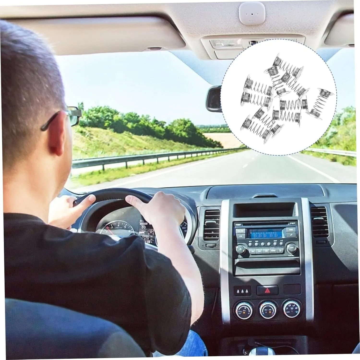 for Cars and Motorcycles Totority 30pcs Wobble Car Dashboard Toy Bases Spring Base Shaking Doll for Fun pepper hostile generate metric sideways Decoration 