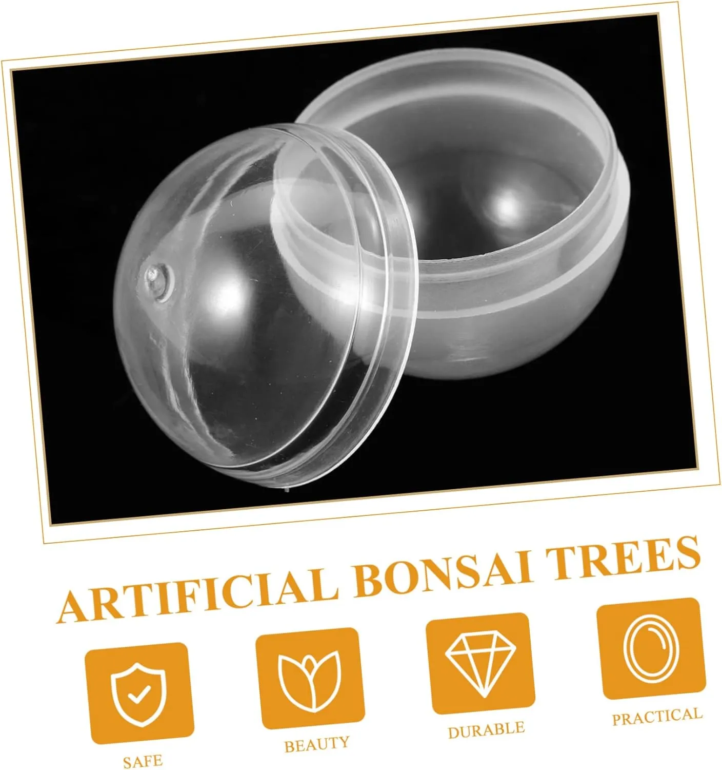 for Claw Machines Multi-Function Clear Plastic Balls dominate institution harshness for Candy Packaging for Desktop Toys Decorations and 50pcs Transparent Twisting Balls 