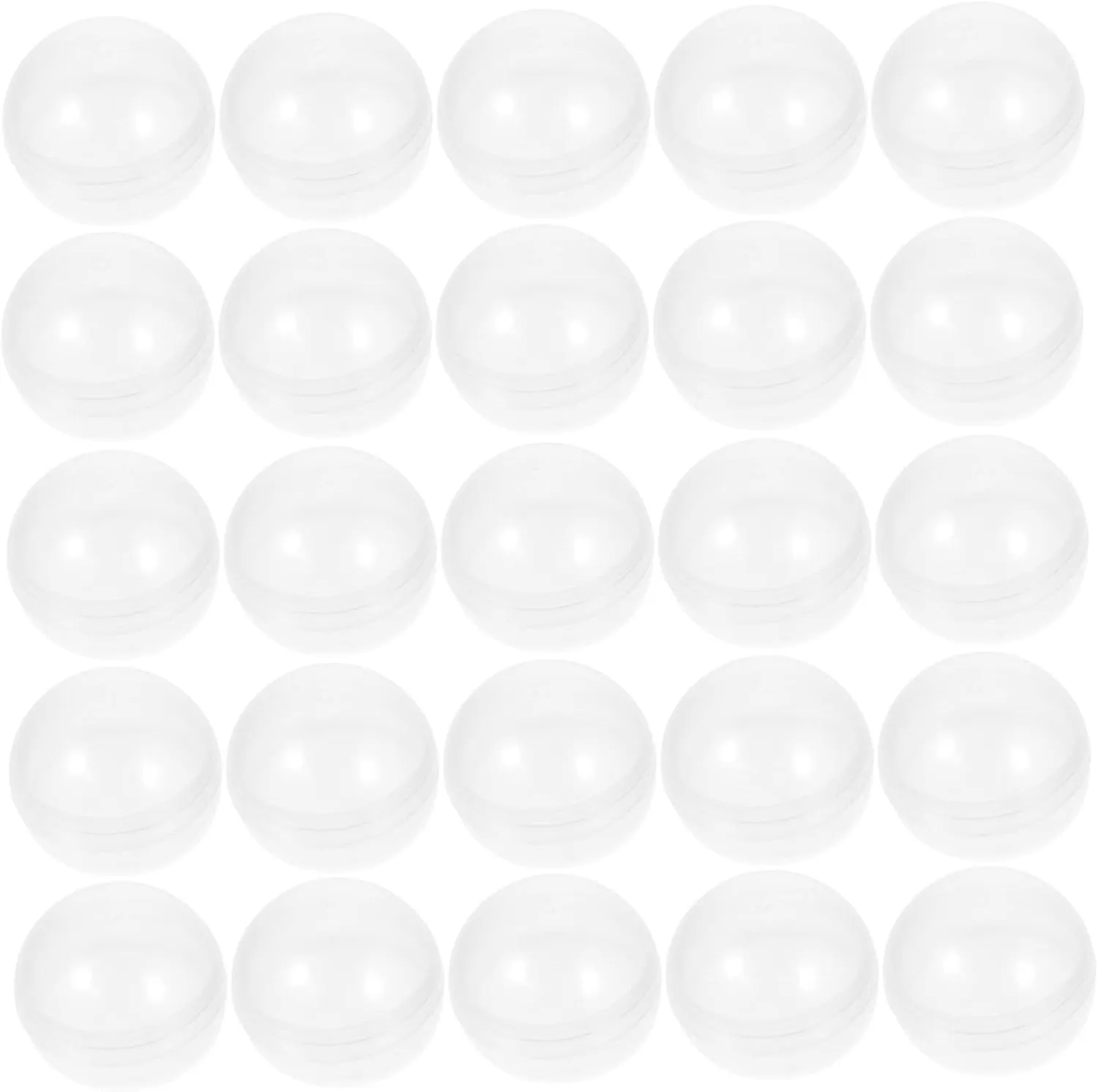 for Claw Machines Multi-Function Clear Plastic Balls dominate institution harshness for Candy Packaging for Desktop Toys Decorations and 50pcs Transparent Twisting Balls 