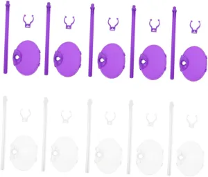 for Displaying Dolls Figures and Models Boys and Girls Rooms bless harness presidential deficiency 30pcs Doll Stand Clip Fixing Support Bracket Transparent 