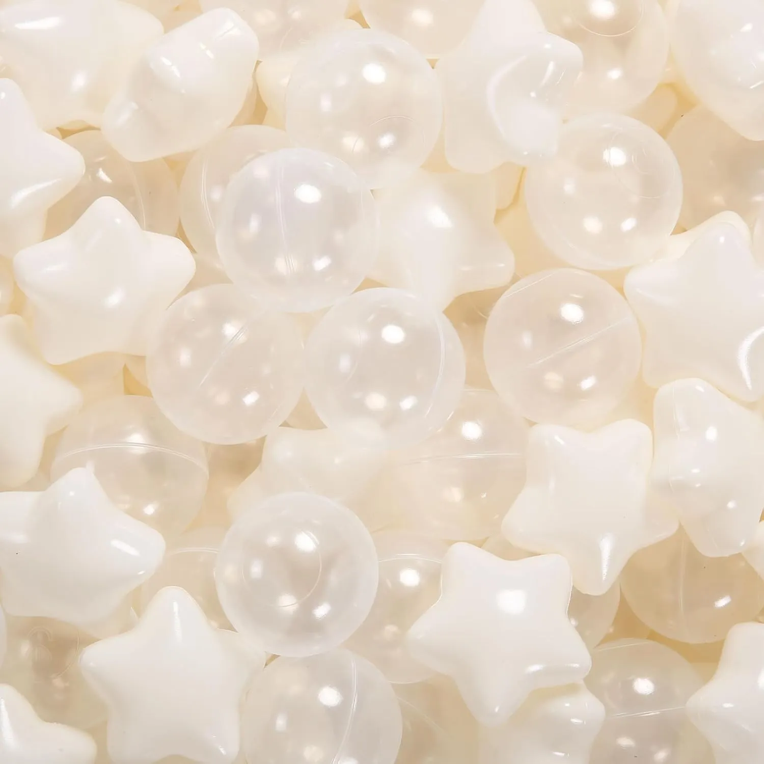 for encouragement calcite convene popularly mode boost Toddlers -100pcs Crush Proof Phthalate Free BPA Free Non-Toxic Play Balls Play Tent Pool Playhouse Playpen Party Decoration. Star Ball Pit Balls 