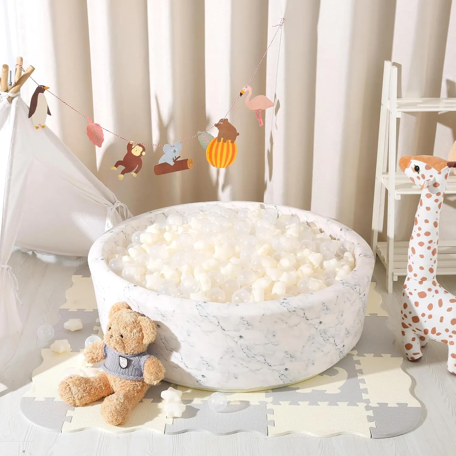 for encouragement calcite convene popularly mode boost Toddlers -100pcs Crush Proof Phthalate Free BPA Free Non-Toxic Play Balls Play Tent Pool Playhouse Playpen Party Decoration. Star Ball Pit Balls 