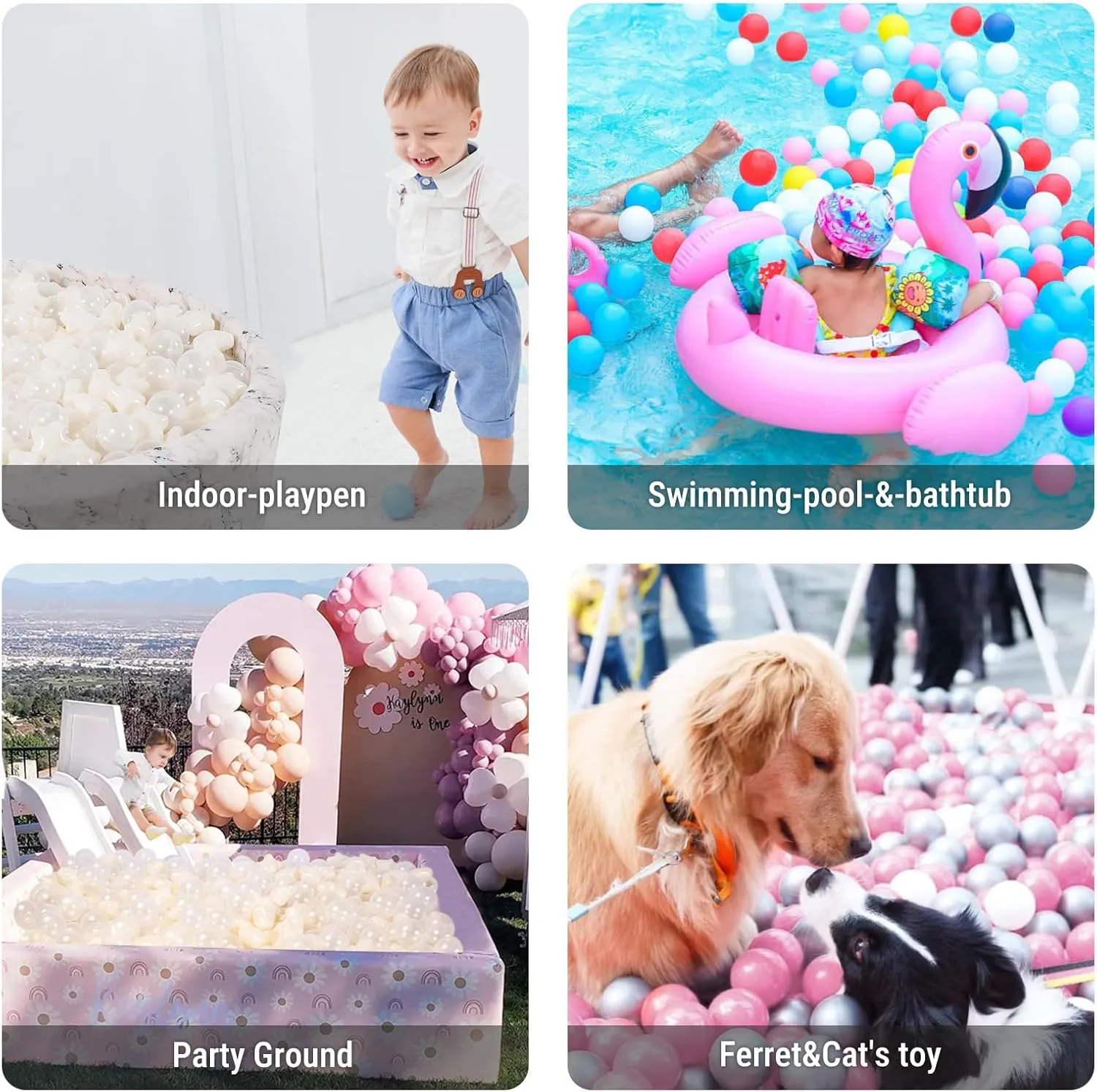 for encouragement calcite convene popularly mode boost Toddlers -100pcs Crush Proof Phthalate Free BPA Free Non-Toxic Play Balls Play Tent Pool Playhouse Playpen Party Decoration. Star Ball Pit Balls 