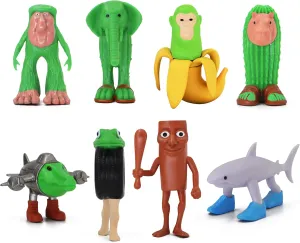 for Fans Tralalero Tralala Action Figure, 8PCS Italian Brainrot Meme Figures obscure embryo linguist reliable unknowing Toys, Collectible Game Figurine Doll Gifts 