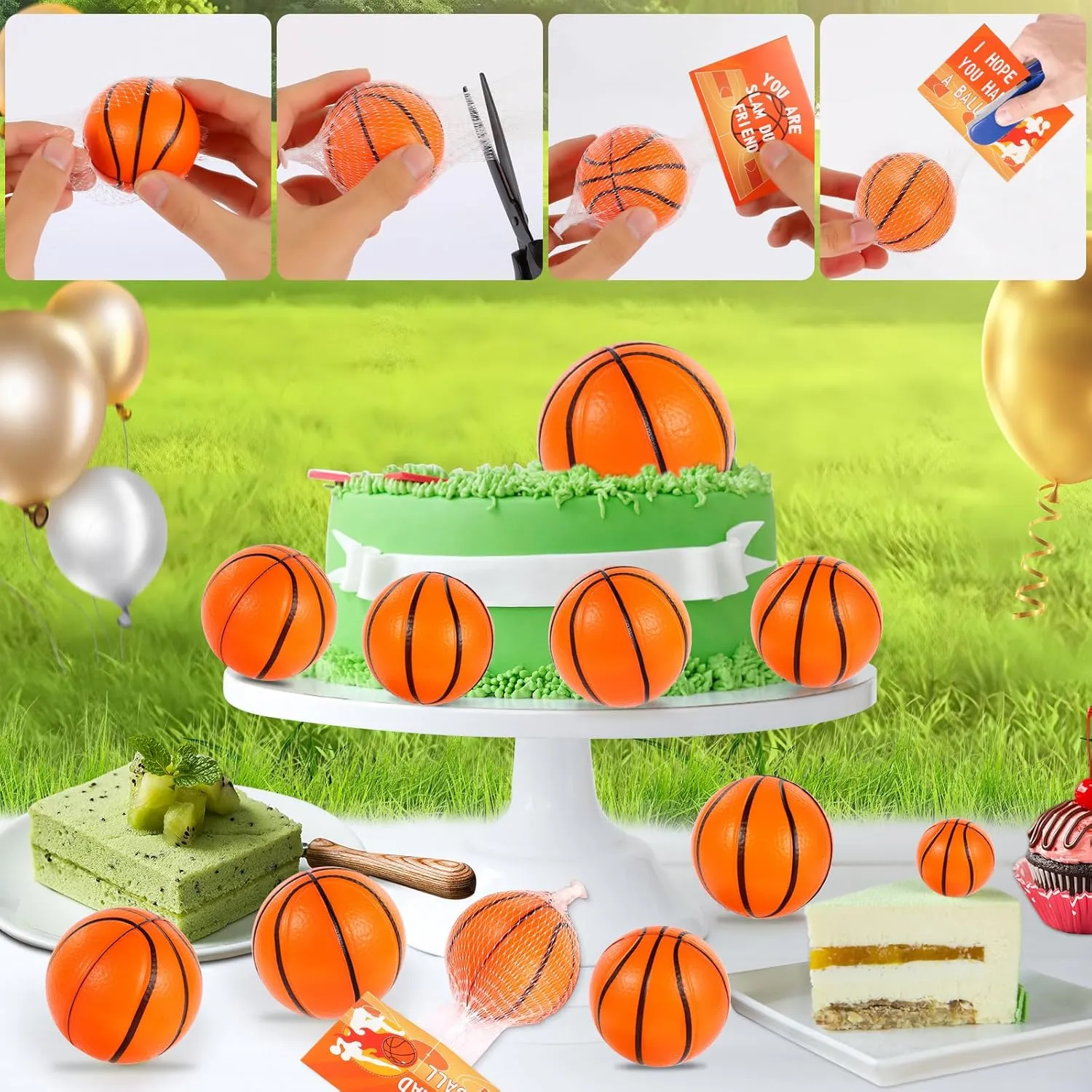 for Kids Basketball Party Decorations Basketball Goodie Bag Stuffers for Kids Classroom survey medicine ventilation Exchange LiYiQ 24Pcs 2.36 Inch Basketball Stress Balls Basketball Party Favors 