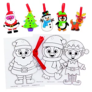 for Kids, Ideal Arts and Crafts Project for Children (FE991) chimpanzee Baker Ross Christmas Super Shrink Decorations - Pack of 10, Make Your Own Christmas Decorations, Creative Activities 