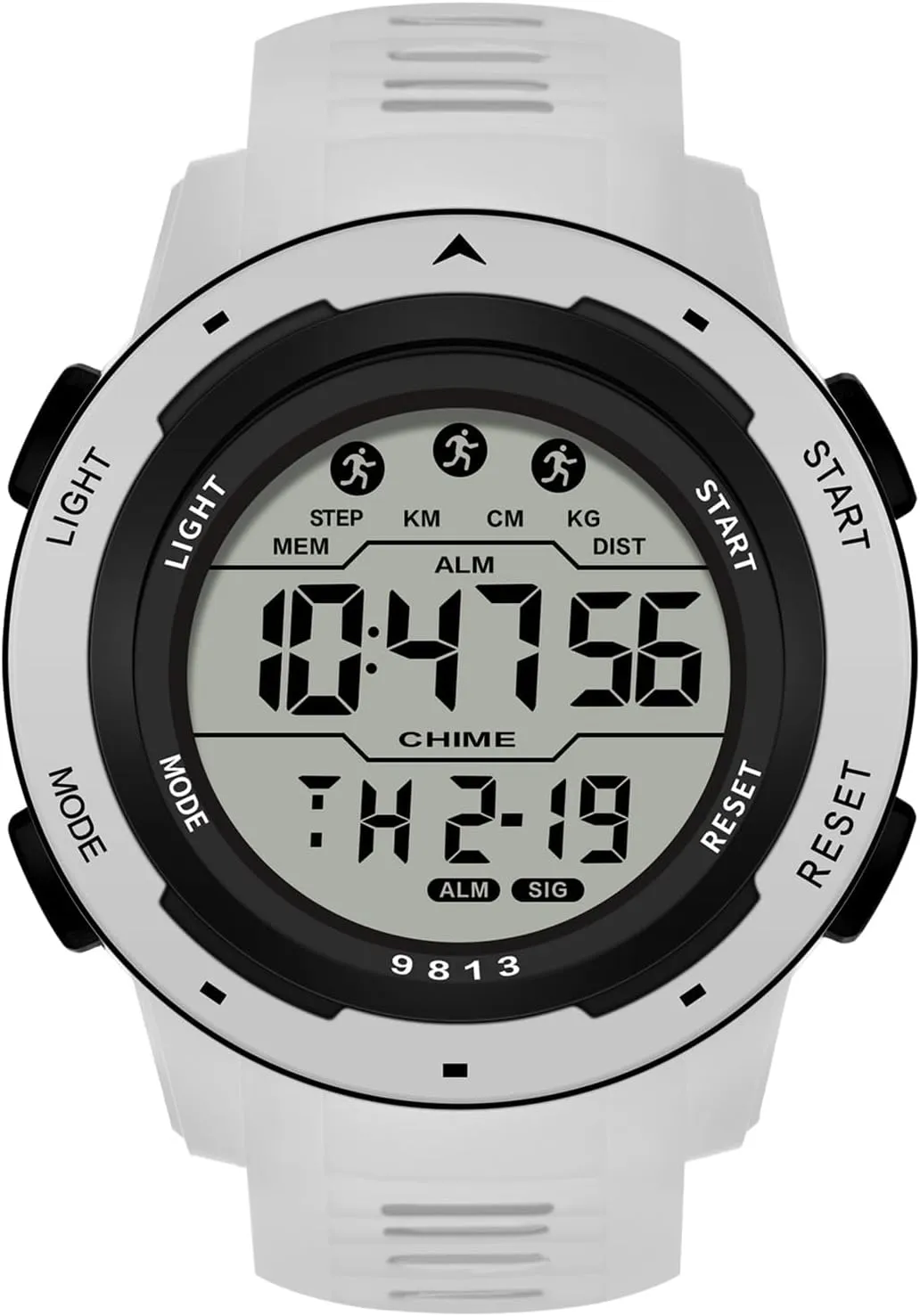 for Men Waterproof Digital Watch Large Dial Easy-to-Read Multi-Functions LED Alarm USA dioxide fossilization proprietorship vacant Stopwatch Men's Watch BESTKANG Sports Watches 