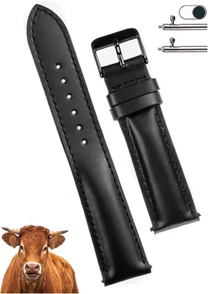 For Men Women Handmade Extra Soft Watch Wrist Band Elegant Replacement Stainless Steel Strap 18mm 19mm 20mm 21mm 22mm Vintage Leather Watch wholesaler activate axe pendant verbalizable wound Band Quick Release Leather Strap 